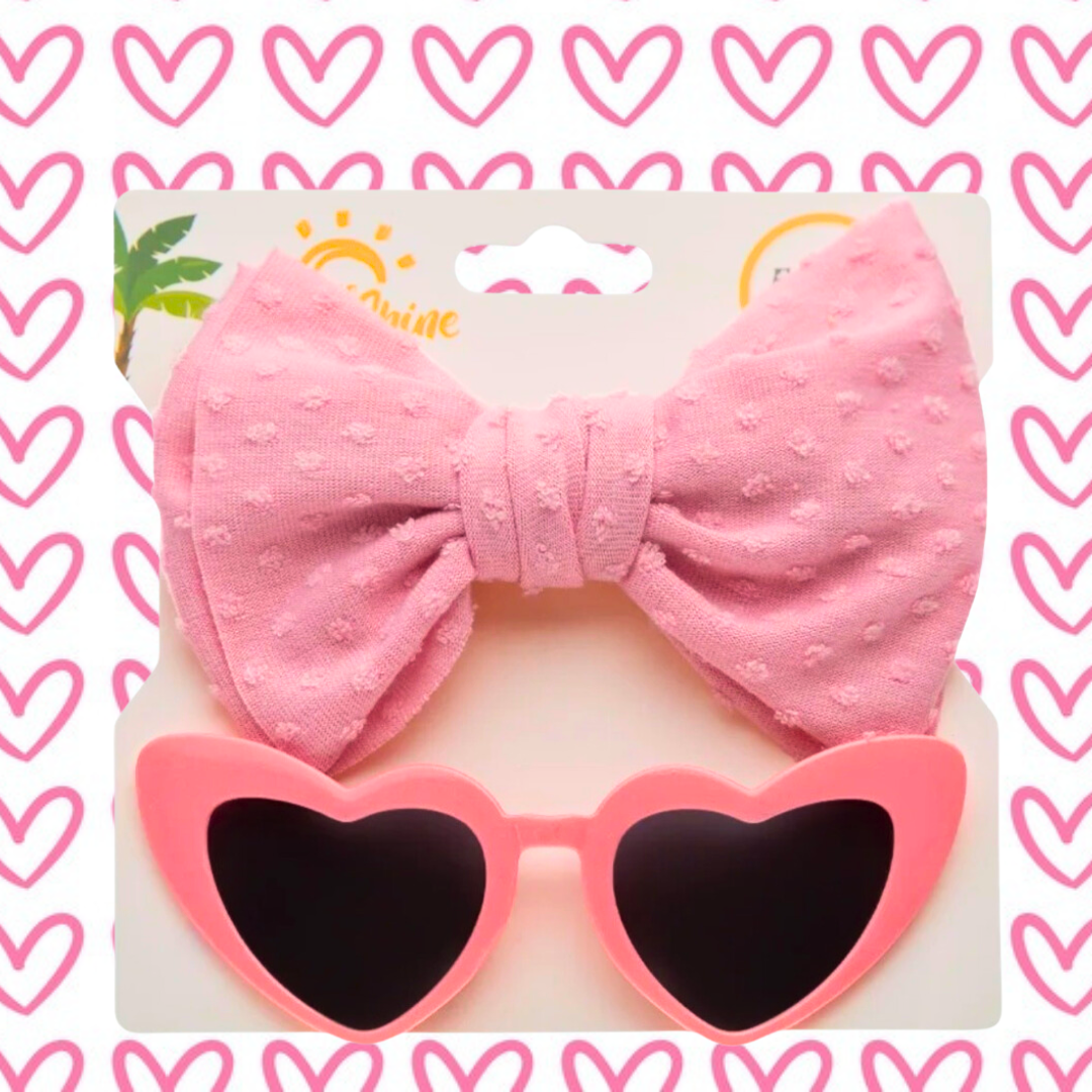 Baby Girl Heart Sunnies