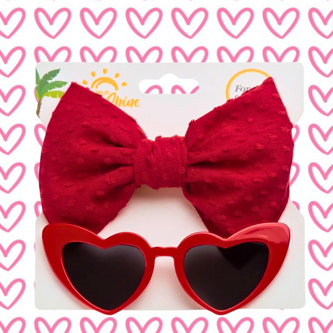 Baby Girl Heart Sunnies