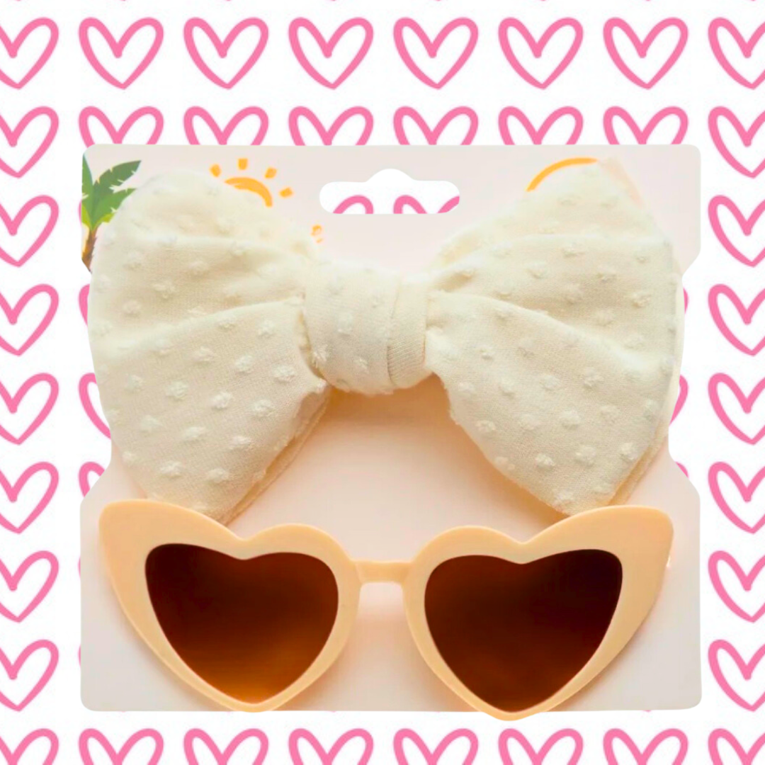 Baby Girl Heart Sunnies